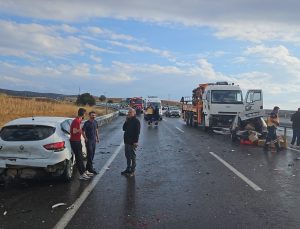 Adıyaman Gölbaşı’nda 4 araçlı zincirleme kazada 7 kişi yaralandı