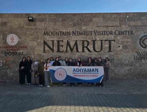 Adıyaman Kız Yurdu öğrencileri, Perre’den Nemrut’a uzanan gezide tarihi mirası tanıdı