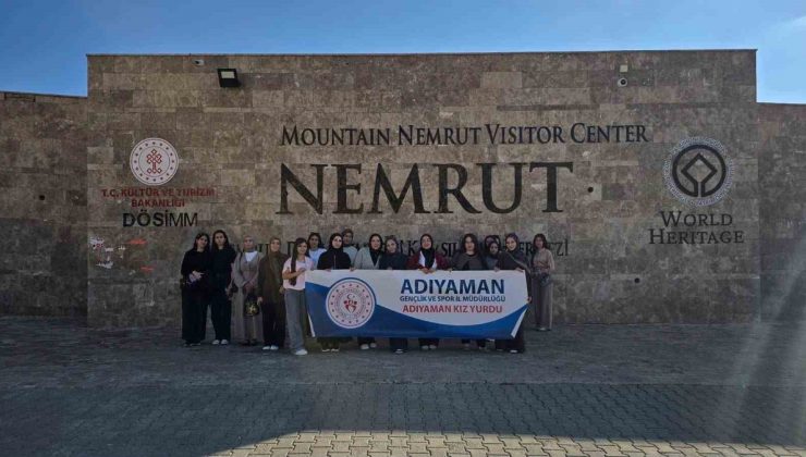 Adıyaman Kız Yurdu öğrencileri, Perre’den Nemrut’a uzanan gezide tarihi mirası tanıdı