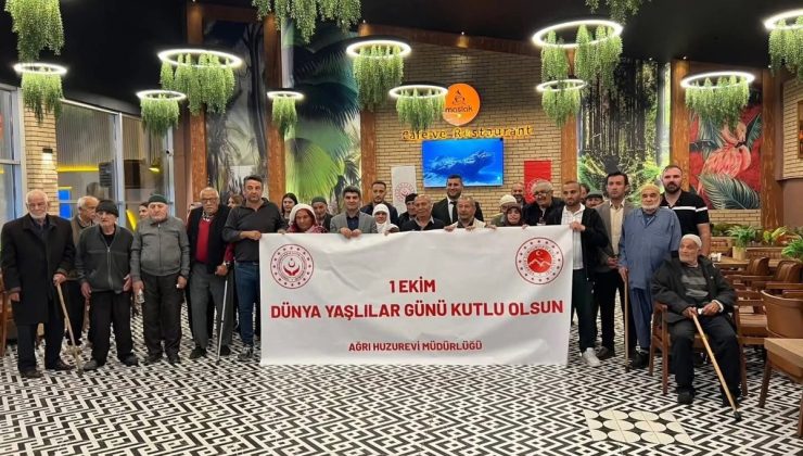 Ağrı Aile ve Sosyal Hizmetler İl Müdürü Baki, Yaşlılar Günü’nde huzurevini ziyaret etti