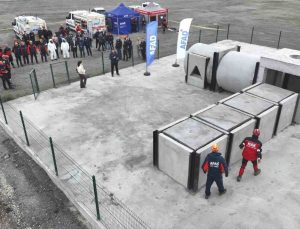 Ağrı’da Afet Eğitim Parkuru kentsel arama modülüyle hizmete açıldı
