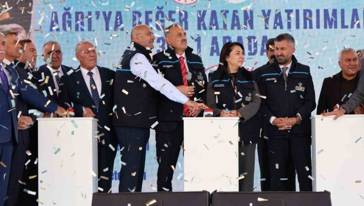 Ağrı’da yaklaşık 1 milyar liralık üç yatırım törenle hizmete alındı