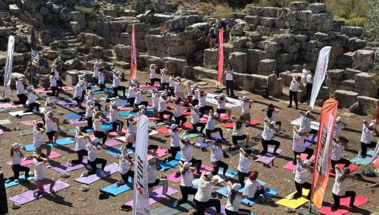 Avrupa Spor Haftası’nda Ortaca Yurt Müdürlüğü öğrencileri Kaunos’ta spor yaptı
