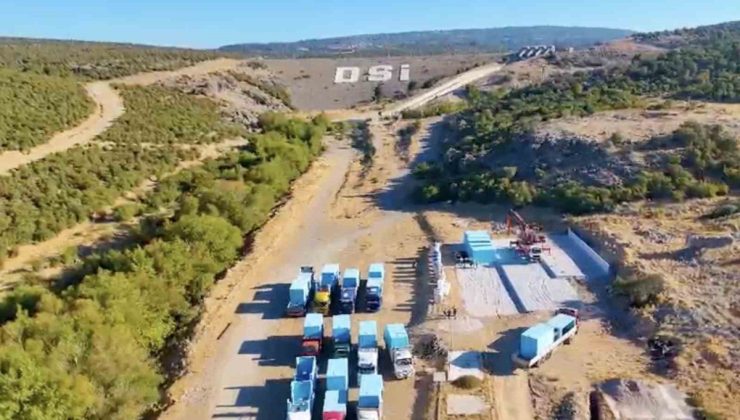 Ayvacık’ta 30 köye içme suyu projesinde 19,6 km’lik hat tamamlandı