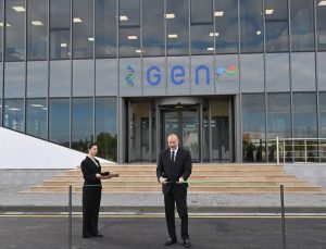 Azerbaycan’ın en büyük ilaç tesisi Bakü yakınlarında Aliyev’in katılımıyla açıldı