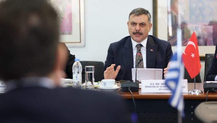 Bakan Çiftçi Atina’da Yunan mevkidaşına 625 suç örgütünün çökertildiğini söyledi