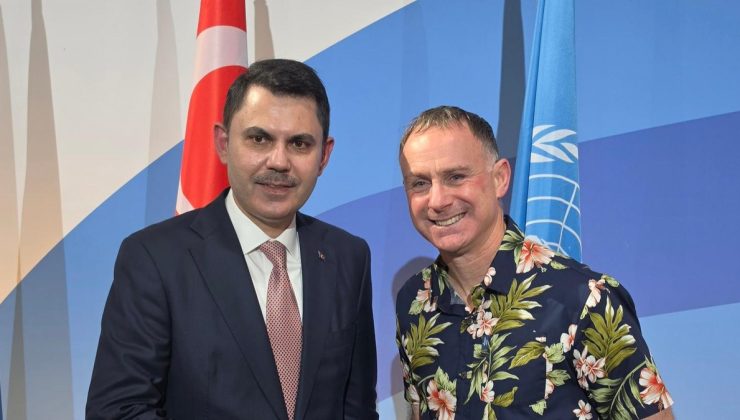 Bakan Kurum, Fiji’de Yeni Zelanda Bakanı Watts ile iklim ve yeşil dönüşümü görüştü
