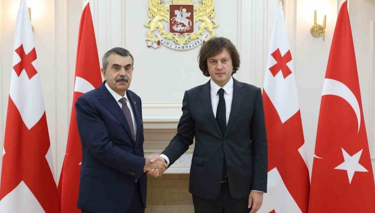 Bakan Tekin, Tiflis’te Gürcistan Başbakanı Kobakhidze ile eğitim iş birliğini görüştü