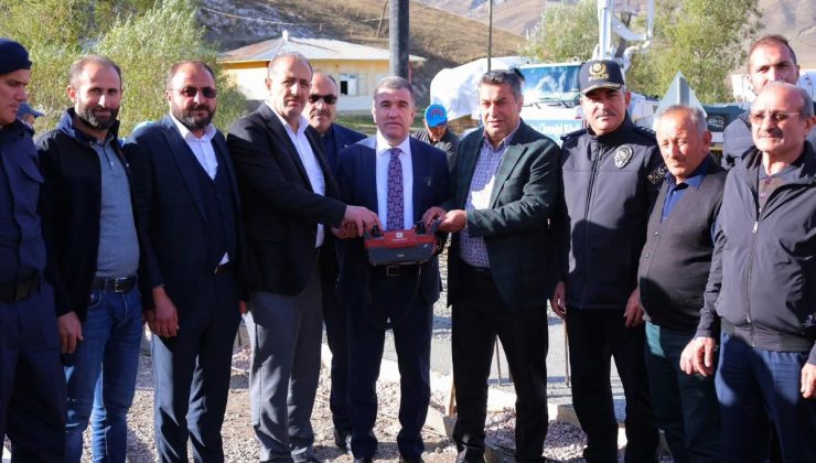 Bayburt Ortaçimağıl’da köy konağı için temel atma programı düzenlendi