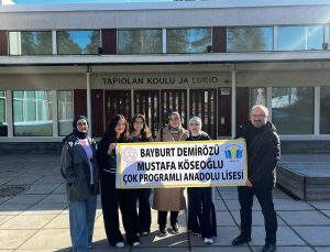 Bayburt’tan Erasmus+ grubu Finlandiya’nın Espoo kentinde eğitimi inceledi