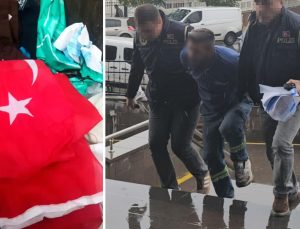 Bayrak provokasyonunda şok gerçek! “Vatan hainleri” diyerek paylaştı, meğer kendisi atmış