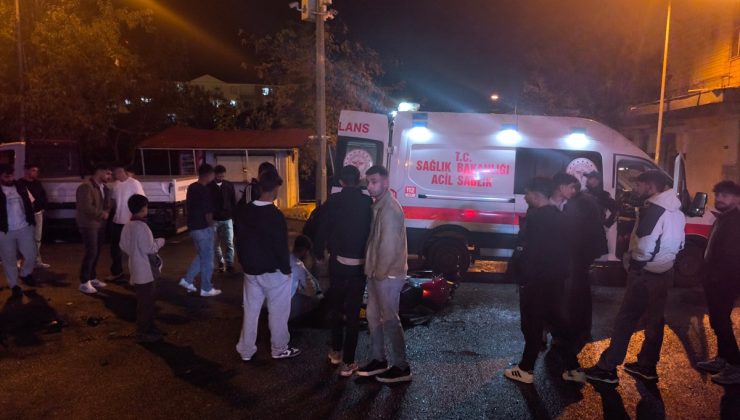 Bingöl Solhan’da motosiklet sürücüsü kamyonetle çarpıştı, yaralandı
