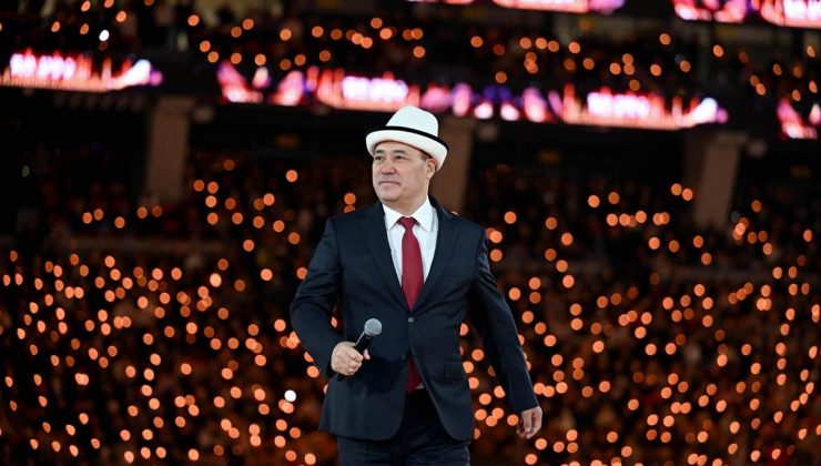 Bişkek Arena Stadyumu, 386 milyon dolara mal oldu ve konserle açıldı
