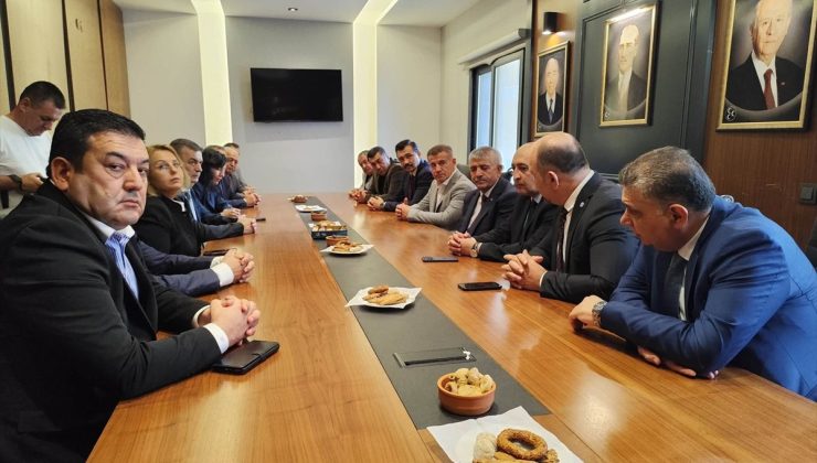 Bulgaristan Meclis Başkanvekili Ayten Sabri, MHP İzmir İl Başkanı Şahin’e konuk oldu