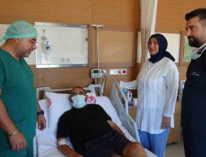 Çanakkale Gelibolu’da Nurdoğan Alyaz eşinin böbreğiyle 8 günde sağlığına kavuştu