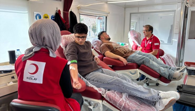 Çorum Alaca’da Kızılay etkinliğinde iki günde 82 ünite kan toplandı