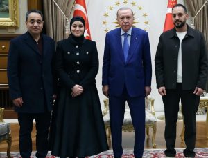 Cumhurbaşkanı Erdoğan, Filistinli Hind Rajab’ın ailesini kabul etti