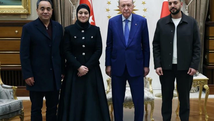 Cumhurbaşkanı Erdoğan, Filistinli Hind Rajab’ın ailesini kabul etti
