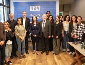 DEM Parti eş genel başkanlarından T24’e dayanışma ziyareti