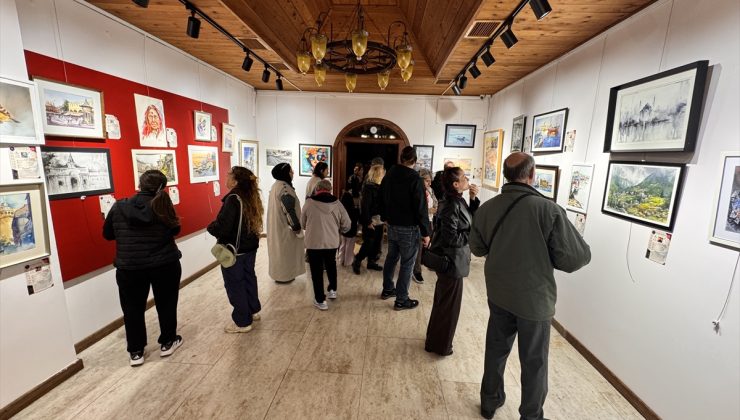 Düzce Akçakoca’da 2. Suluboya Festivali’nde 57 sanatçının eserleri sergilendi