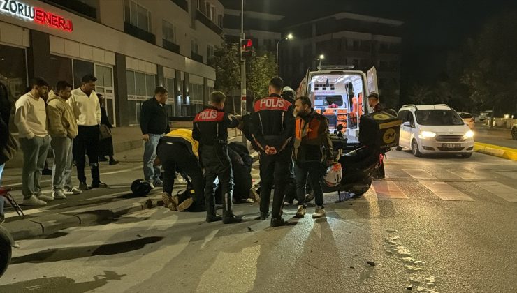 Eskişehir Tepebaşı’nda kazada 2 motosiklet çarpıştı, sürücüler ağır yaralandı