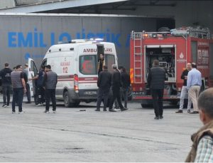 İki TIR arasında feci ölüm
