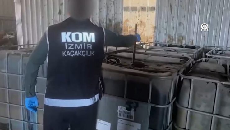İzmir’de katı atık tesisinde ele geçirildi: 10,1 ton