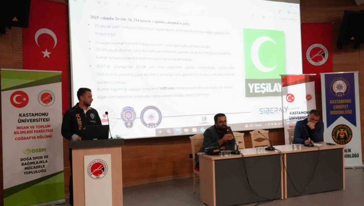 Kastamonu Üniversitesi’nde polis, öğrencileri siber suçlara ve şantaja karşı uyardı