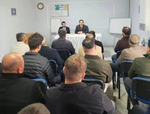 Kaymakam Yıldırım, Aydıntepe’de din görevlileriyle istişare toplantısına katıldı