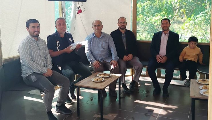 Keban’da din görevlileri gazileri ziyaret etti
