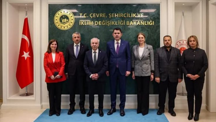 Keşan’ın asbest boruları ve altyapı projeleri Bakan Kurum’la ele alındı