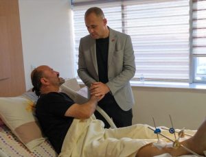 Kırklareli Belediye Başkanı Bulut, hastanede tedavi görenlere geçmiş olsun diledi