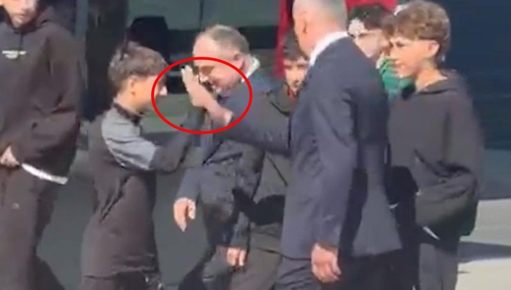 Kritik toplantı öncesi Hacıosmanoğlu’nun keyfi yerinde! Çocuklarla fotoğraf çektirdi