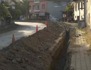 Kütahya Simav’da Yeşilova Mahallesi’nde doğalgaz altyapı çalışmaları başladı