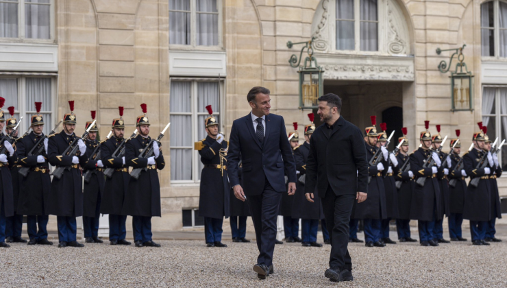 Macron, Zelenskiy ile görüşmesi sonrası zamanın Rusya’nın aleyhine işlediğini söyledi
