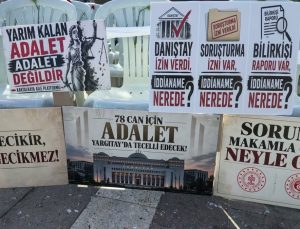 Mahmut Arıkan, 78 Can İçin Adalet Nöbeti’nde bakanlara istifa çağrısı yaptı