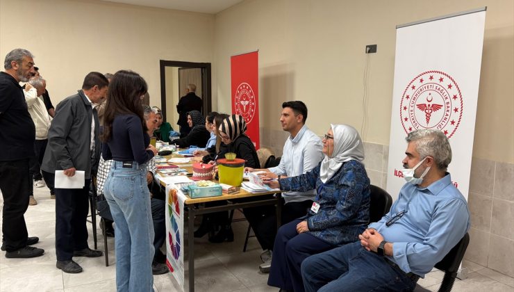 Malatya Battalgazi’de eğitim çalışanlarına sağlık taraması yapıldı