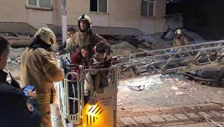 Maltepe’de 6 katlı bina çöktü