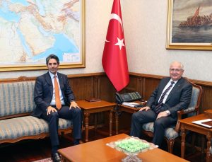 Milli Savunma Bakanı Güler, Katar’ın Ankara Büyükelçisi Al-Henzab ile bir araya geldi