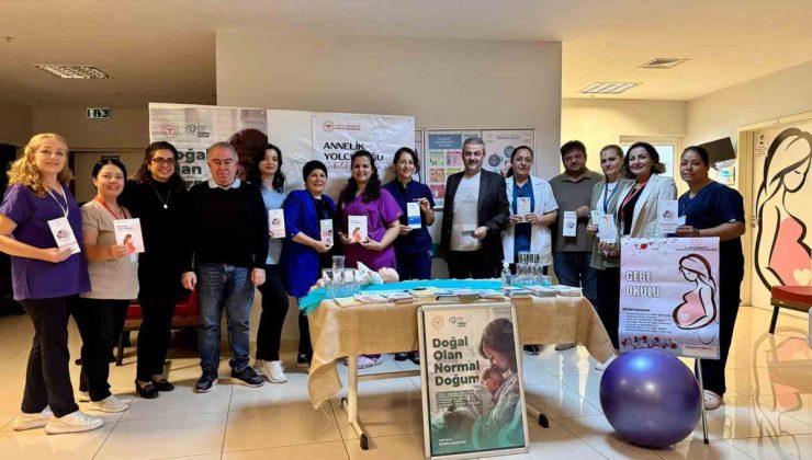 Muğla Eğitim ve Araştırma Hastanesi, 1-7 Ekim Normal Doğum Haftası’nda stant kurdu