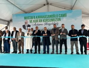 Mustafa Karahasanoğlu’nun adını taşıyan cami ve Kur’an kursu Arnavutköy’de açıldı