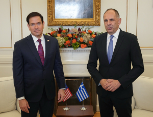 Rubio, 6’ncı ABD-Yunanistan Stratejik Diyaloğu’nda Gerapetritis ile görüştü