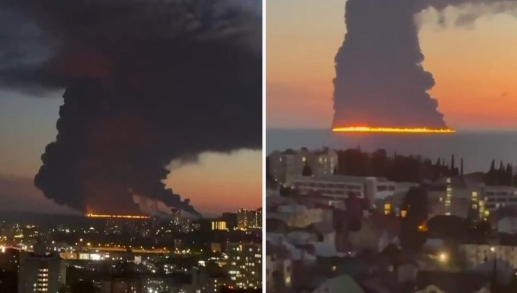 Rusya’nın Soçi kentinde petrol tankeri vuruldu