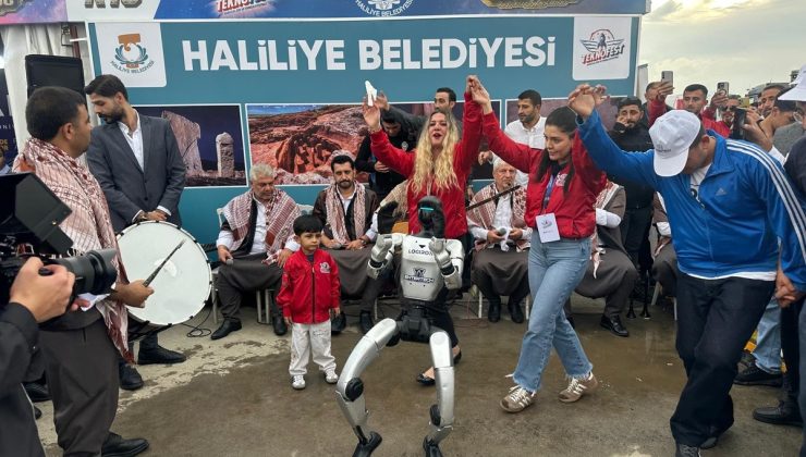 Şanlıurfa’daki TEKNOFEST Güneydoğu’da insansı robot sıra gecesinde göbek attı