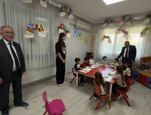 Sarıgöl İlçe Milli Eğitim Müdürü Demirtaş, Özel Üstek Anaokulu’nu ziyaret etti