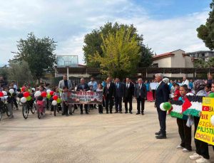 Sarıgöllü öğrencilerden Gazzeli çocuklar için anlamlı etkinlik
