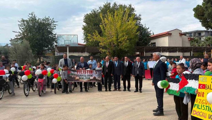 Sarıgöllü öğrencilerden Gazzeli çocuklar için anlamlı etkinlik