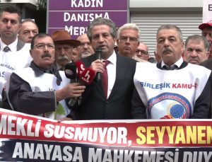 Seyyanen zam mağduru emekliler Ankara’da 25 bin TL eksik maaş için karar istedi