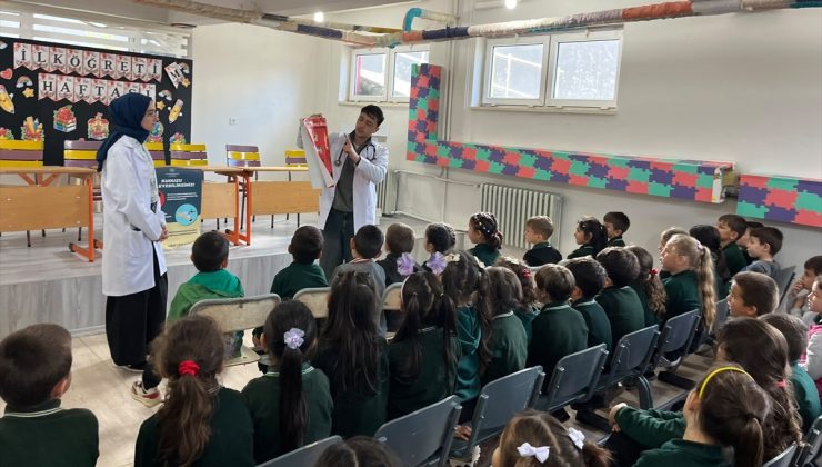 Sinop Türkeli’de ilkokul öğrencilerine kuduz hastalığı ve korunma yolları anlatıldı