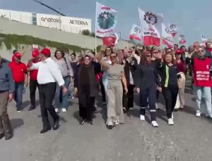 Smart Güneş işçileri Aliağa’da 7 işçinin işe iadesi için yeniden eyleme başladı